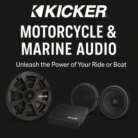 Kicker motorcycle audio upgrade on Harley Davidson Street Glide