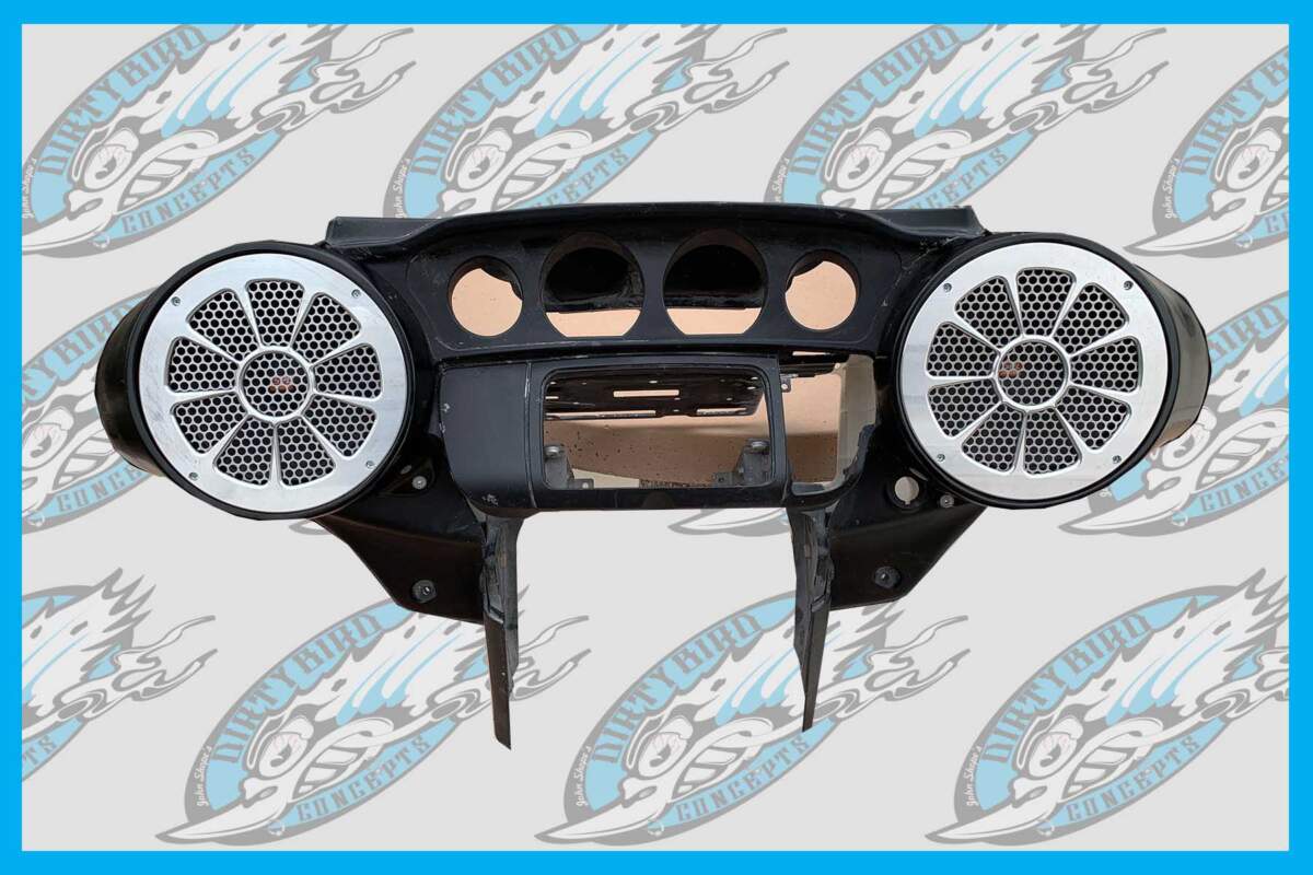 Dirty Bird Concepts Speaker Adapters & Mounts 98-13 Dirty Bird Concepts Harley Davidson Loud Street Glide Ultra Classic Pods 8″ 98 to current