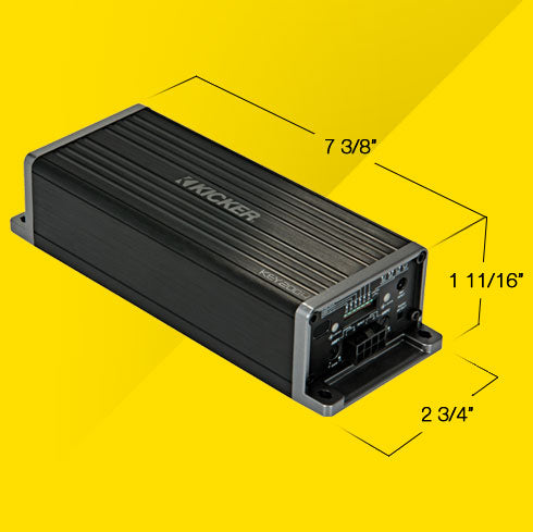 KEY500.1 Smart Mono Subwoofer Amplifier
Auto-EQ/processor for 23.5-24 Harley Davidson