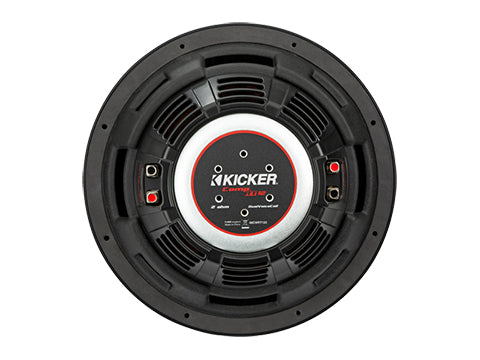KICKER
10" CompRT Ultra Thin Subwoofer (2Ω or 4Ω)
(All Weather)