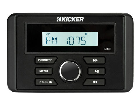 Kicker KMC3 Marine Media Center (Bluetooth)