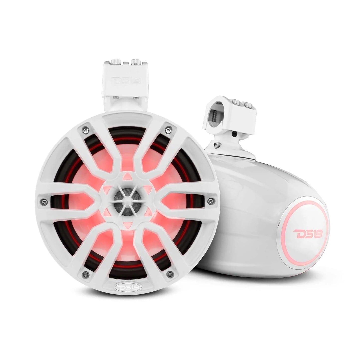 DS18 Boat Wake Tower Speakers White(pair) DS18 Hydro NXL-X8TP 8" Wakeboard Tower Speaker