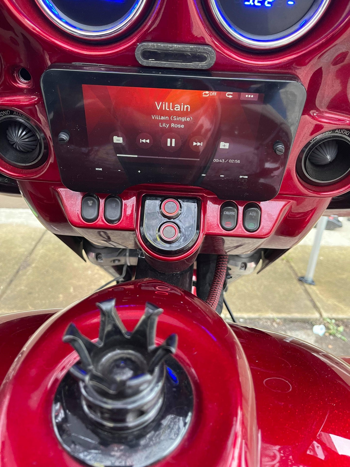Speed Rings Radio Installation Parts Roadie Splash Covers for Harley Davidson