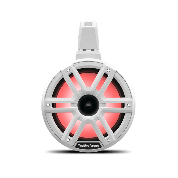 RF Boat Wake Tower Speakers Rockford Fosgate M2 8" 2-Way Horn Loaded Wake Tower Marine Speakers