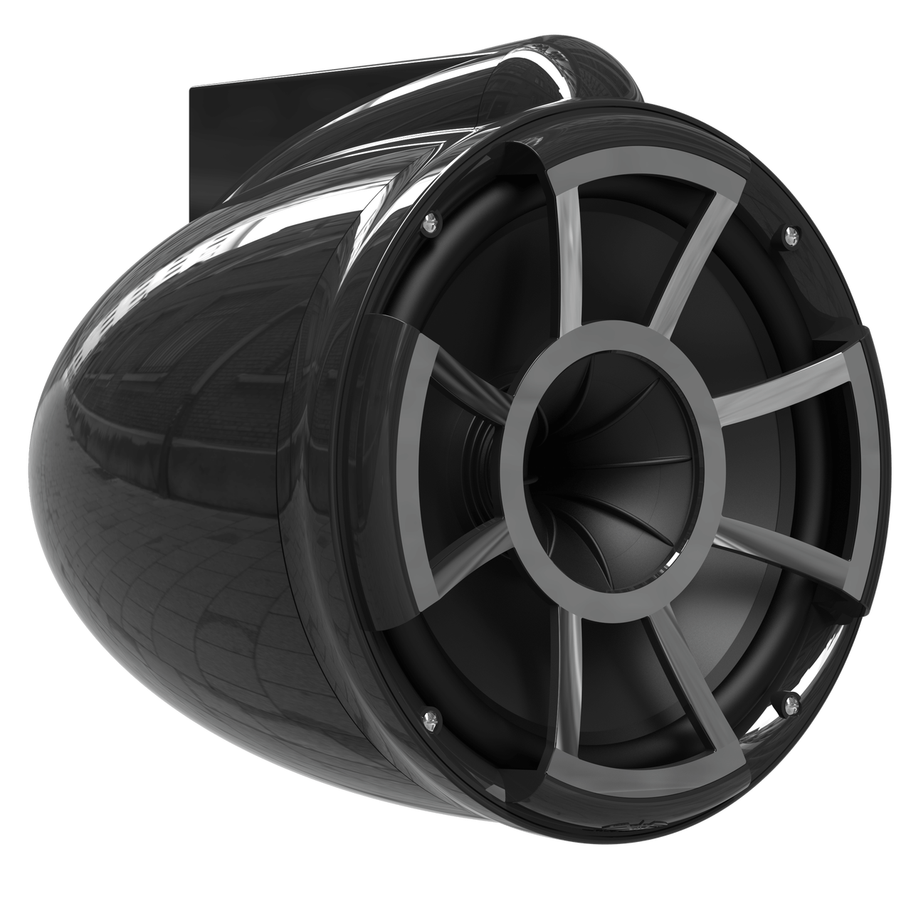 Wet Sounds Boat Wake Tower Speakers Wet Sounds REV10™ Black V2 | Revolution Series 10" Black Tower Speakers