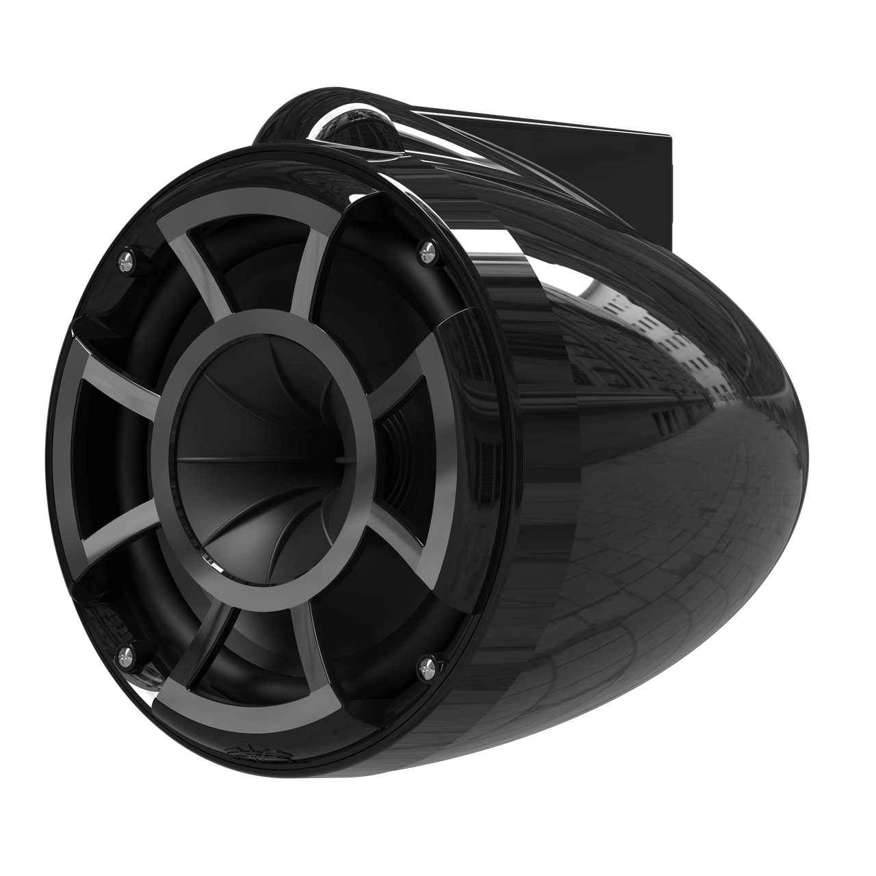 Wet Sounds Boat Wake Tower Speakers Wet Sounds REV8™ Black V2 | Revolution Series 8" Black Tower Speakers