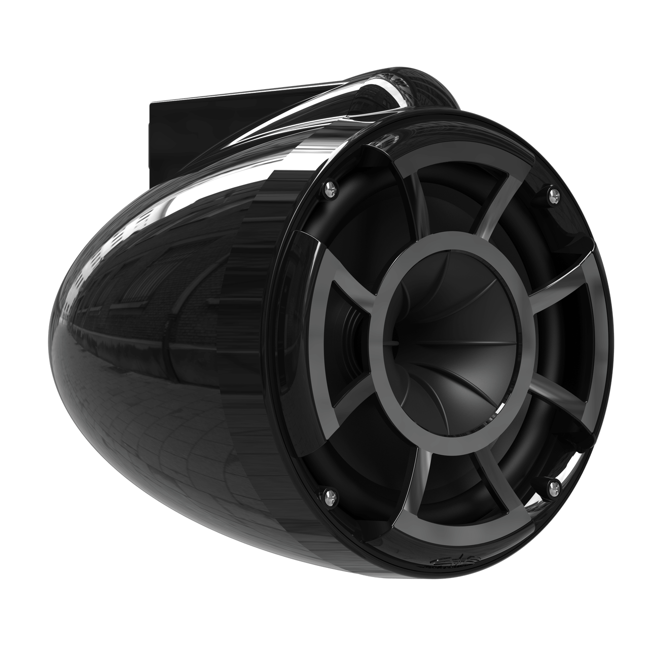Wet Sounds Boat Wake Tower Speakers Wet Sounds REV8™ Black V2 | Revolution Series 8" Black Tower Speakers
