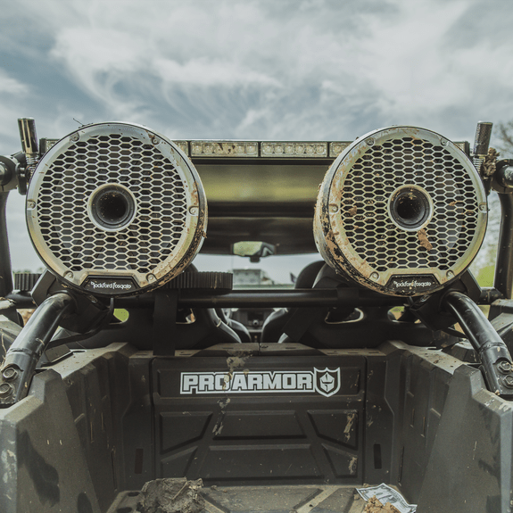 RF Boat Wake Tower Speakers Rockford Fosgate M2 10" 2-Way Horn Loaded Wake Tower Marine Speakers