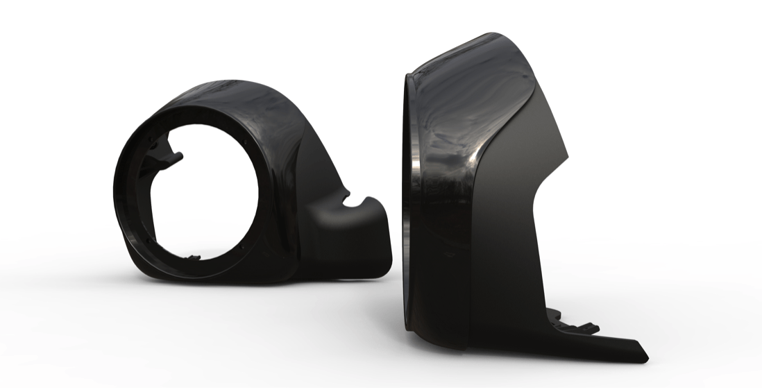 HogTunes Lower Fairing HogTunes 6.5 Lower Pod Kit Liquid Cooled Harley Davidson (Pair)