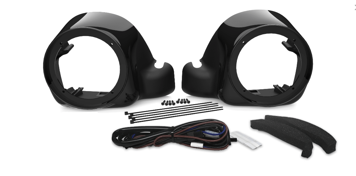 HogTunes Lower Fairing HogTunes 6.5 Lower Pod Kit Liquid Cooled Harley Davidson (Pair)