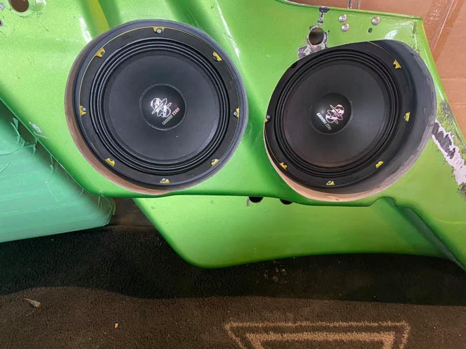 Nagys Customs Speaker Adapters & Mounts Nagy's Customs Dual 8" Subwoofer Adapter Rings 98-current (Pair)