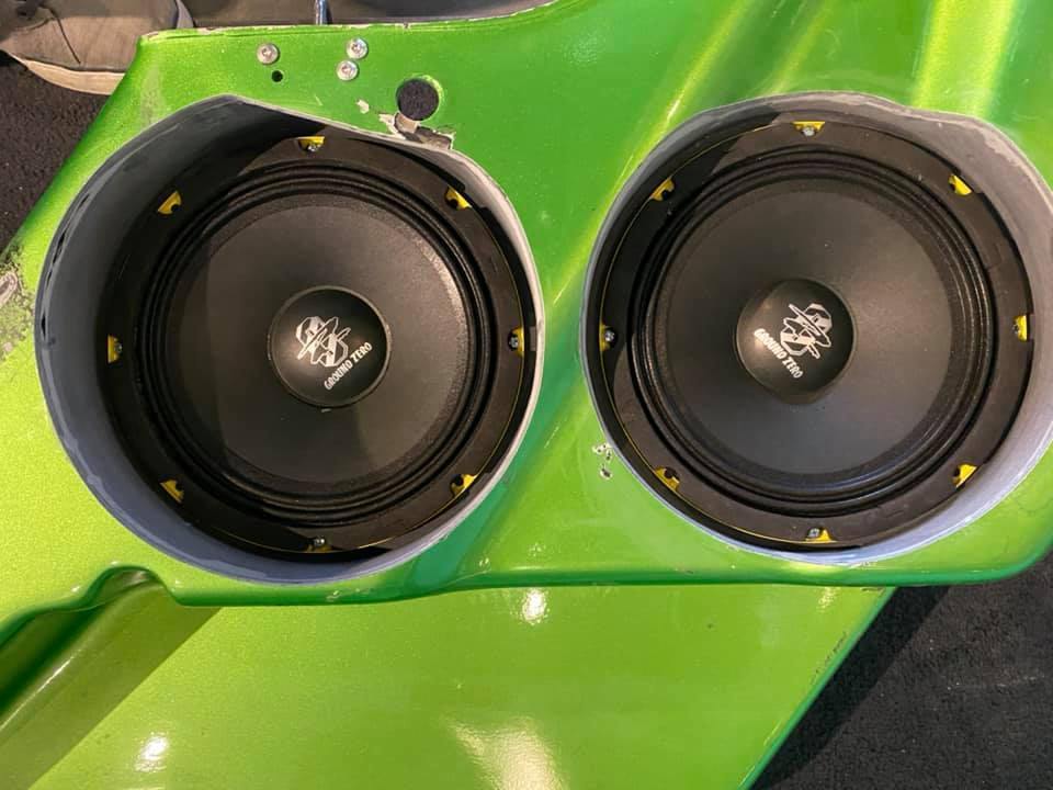 Nagys Customs Speaker Adapters & Mounts Nagy's Customs Dual 8" Subwoofer Adapter Rings 98-current (Pair)