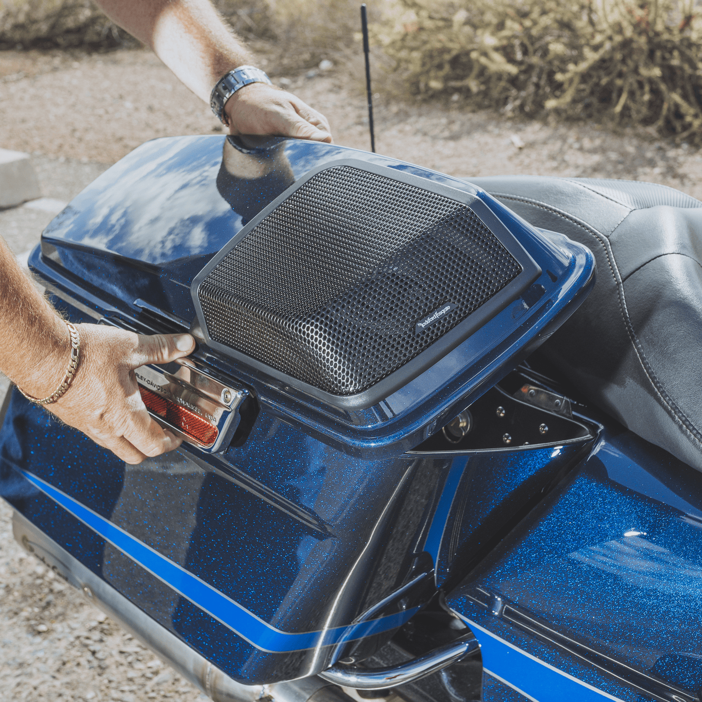 Rockford Fosgate Speaker Lids 98-13 Rockford Fosgate Power Harley-Davidson® Rear Audio Kit (1998-2013)