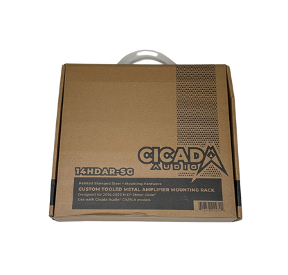 Cicada Audio 14HDAR-SG 14+ H-D® Street Glide® Amplifier Rack