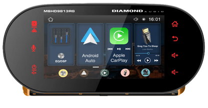 Diamond Audio MSHD9813RG - Plug N-Play Radio 1998-2013 HD Road Glide