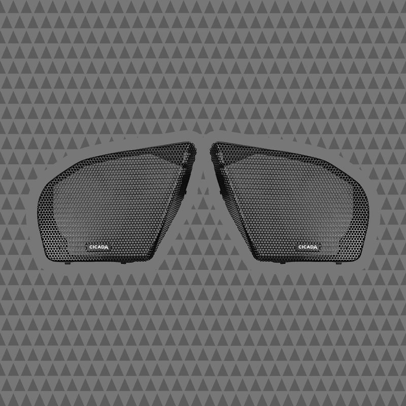 Cicada Audio 24CHDRGG
Harley Road Glide Replacement Grills (Pair)
2024+ Road Glide Cicada Audio® Branded Grilles