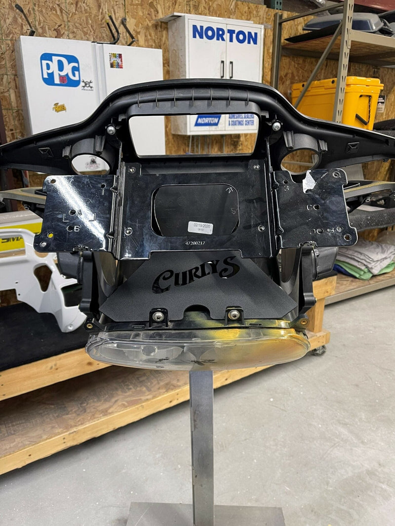 Curly's Inc Amp Installation Products Curly's Amp Rack 15-up Road Glide Custom - No Cut