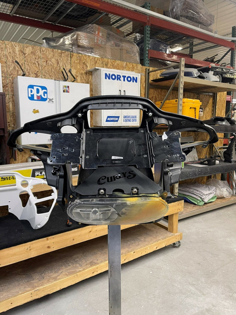Curly's Inc Amp Installation Products Curly's Amp Rack 15-up Road Glide Custom - No Cut