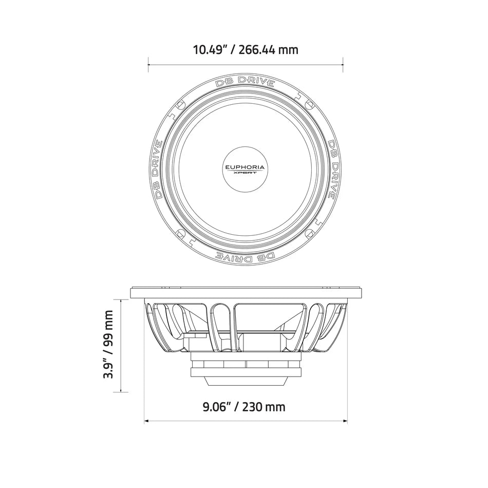 Xpert EXM10N 10" NEO Midrange