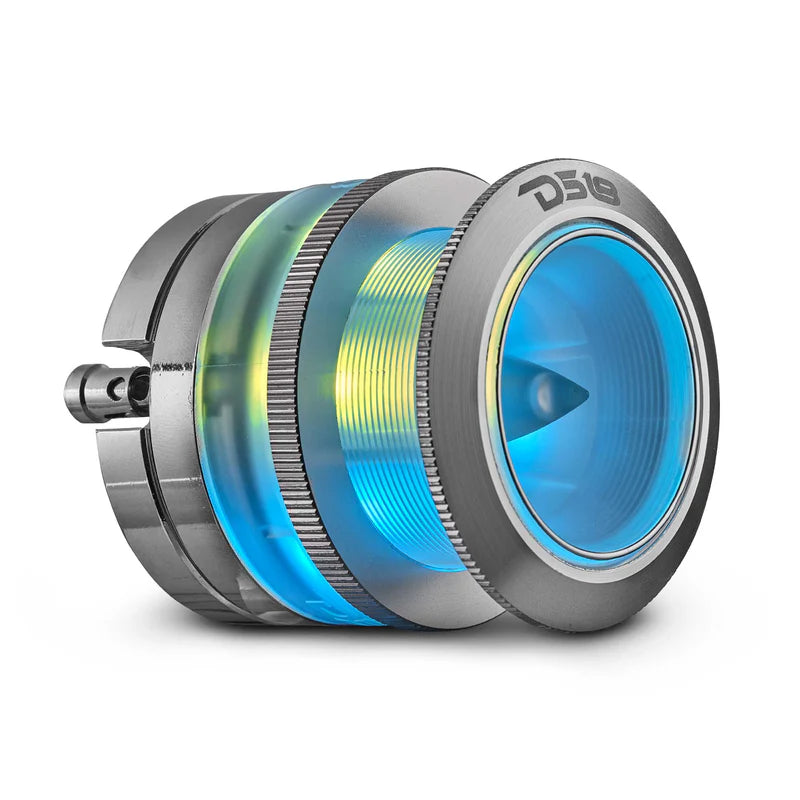 DS18 PRO-TW7LD
2.3" Neodymium Super Bullet Tweeter w/ 1" Aluminum Voice Coil &amp; Digital LED Lights