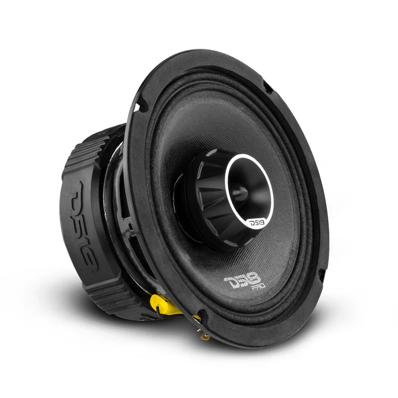DS18 PRO-ZT
6.5" Coaxial Mid-Range Loudspeaker with Water Resistant Cone Built-in Bullet Tweeter &amp; Grill