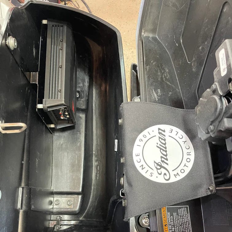 Davidson Audio Amp Installation Products Davidson Audio Indian Motorcycle Saddlebag Amp Plate