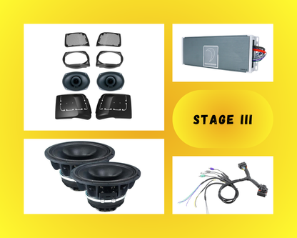 Diamond Audio Stage III Plug-N-Play Kit 2014-23 Harley Davidson