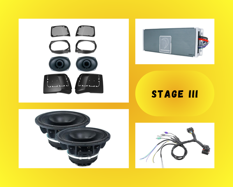 Diamond Audio Stage III Plug-N-Play Kit 2014-23 Harley Davidson
