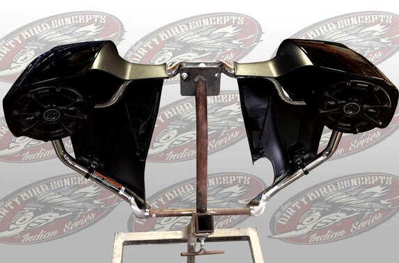 Dirty Bird Concepts Indian Bagger Audio Dirty Bird Concepts 6.5" Audio Speaker Pod Adapters