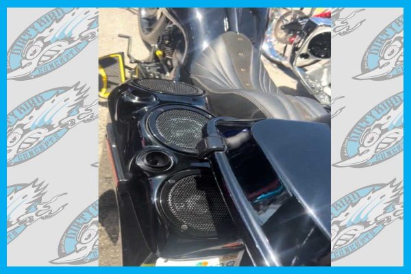 14-current Harley Davidson motorcycle speaker lids