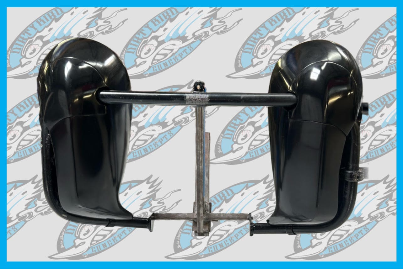 Dirty Bird Concepts Lower Fairing Dirty Bird Concepts Harley Really Loud Audio Lowers Leg Warmers 8″