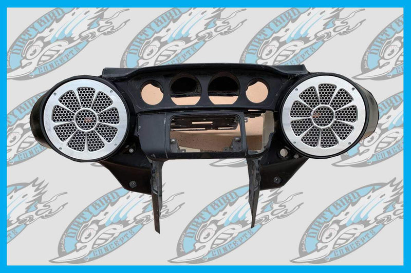Dirty Bird Concepts Speaker Adapters & Mounts 98-13 Dirty Bird Concepts Harley Davidson Loud Street Glide Ultra Classic Pods 8″ 98 to current