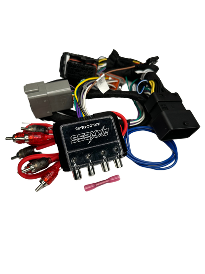 Harley Davidson, 14+ stock radio, PNP kit for adding amplifier
