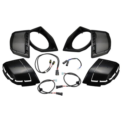 Hertz HD24H 6X9″ Saddlebag Speaker Cut In Kit w/ Wiring