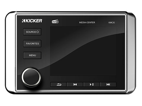 KICKER
KMC6 Premium Marine Media Center