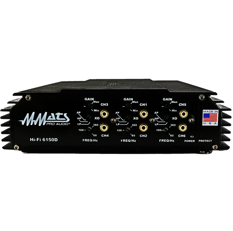 MMATS PRO AUDIO HiFi-6150D
Class D 6-Channel Amplifier