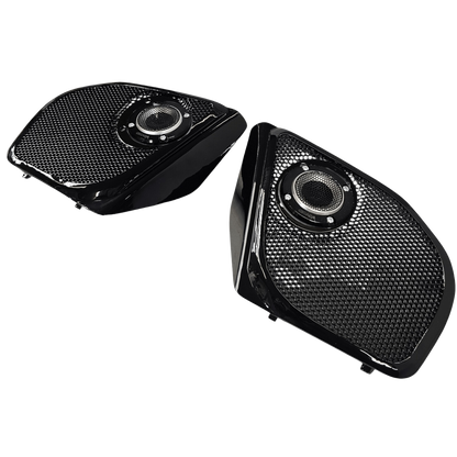 Speed Rings 23.5+ Harley Davidson Road Glide Grills w/Horn