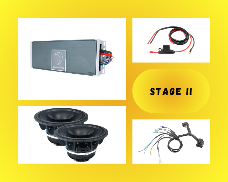 Diamond Audio Stage II Plug-N-Play Kit 2014-23 Harley Davidson