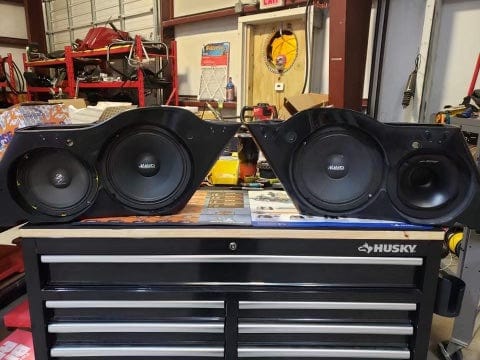 Nagys Customs Speaker Adapters & Mounts Nagy's Customs Harley Davidson 98-Present 10/8 Adapter (pairs)