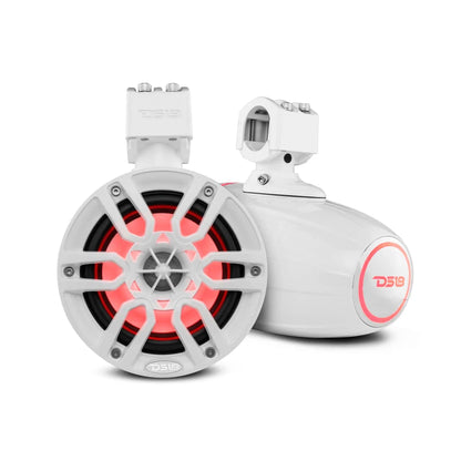 DS18 Boat Wake Tower Speakers White(pair) DS18 Hydro NXL-X6TPNEO 6.5" Wakeboard Tower Speakers