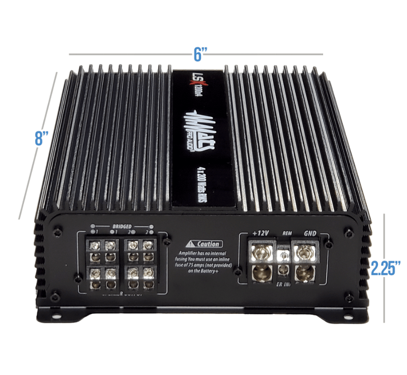 MMats Pro Audio Amplifiers MMATS PRO AUDIO LSX1200x4