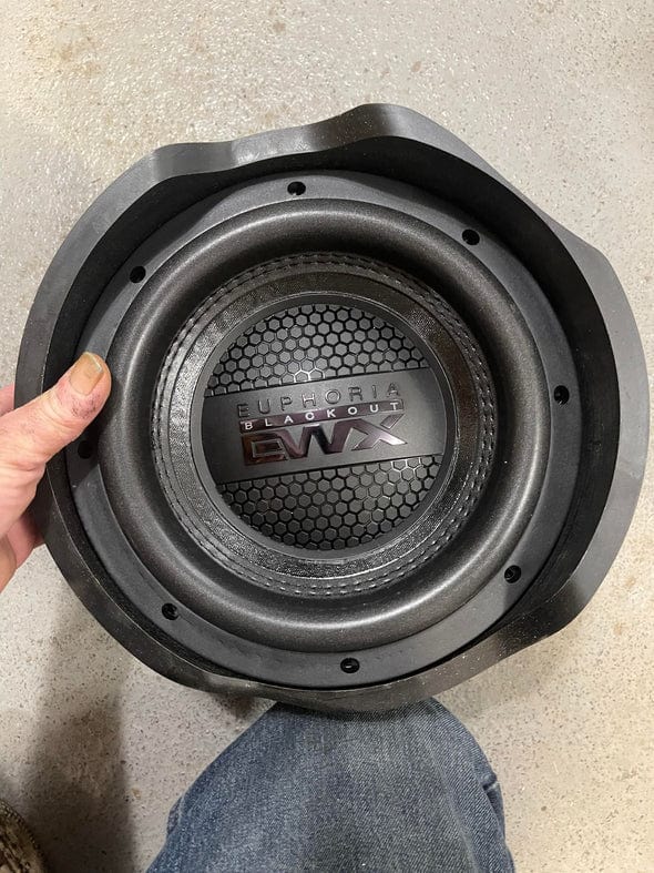 Nagys Customs Speaker Adapters & Mounts Nagy's Customs Mega 10" Harley Subwoofer or Midbass Adapter Rings (Pair)