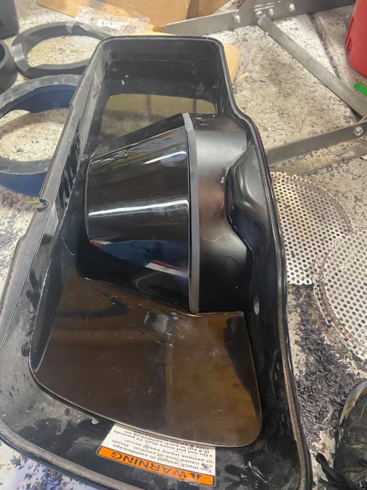 Nagys Customs Speaker Adapters & Mounts Nagy's Customs 10" Sealed Toppers for Harley Davidson 98-13