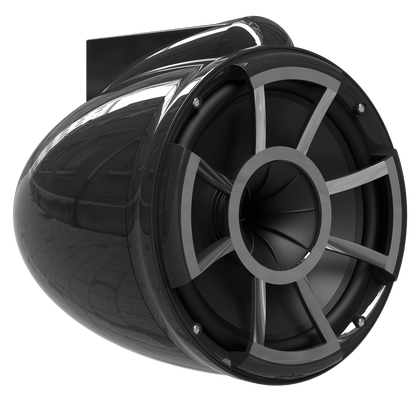 Wet Sounds Boat Wake Tower Speakers Wet Sounds REV10™ Black V2 | Revolution Series 10" Black Tower Speakers