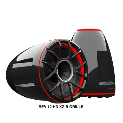 Wet Sounds Boat Wake Tower Speakers REV 12 HD XZ-B GRILLE / ADP REV HD X-B Wet Sounds Rev12 HD | High-Output 12" Wakeboard Tower Speakers