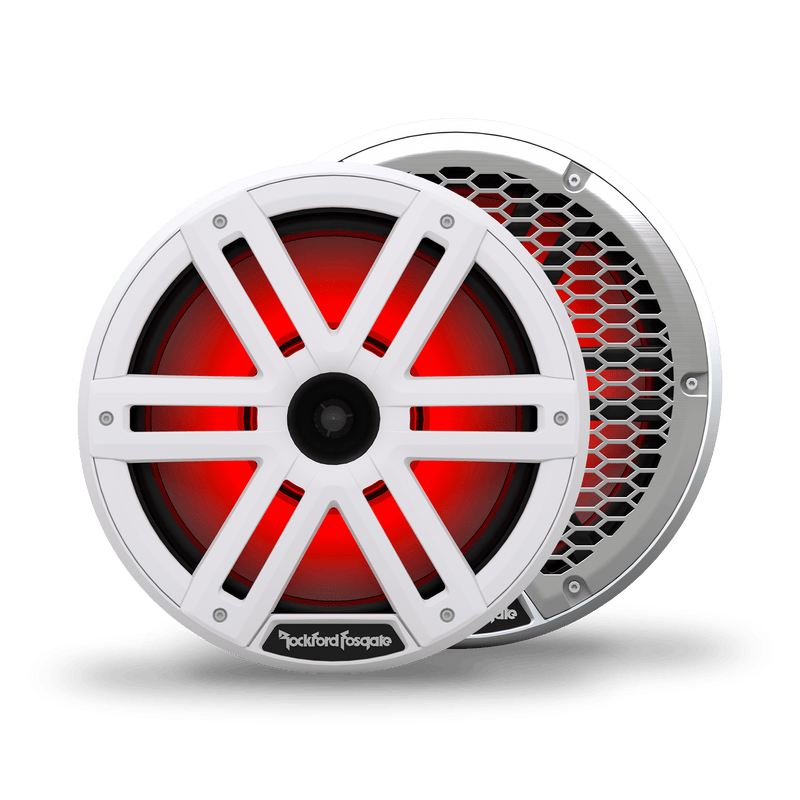 RF Boat Boat Coax Speakers White Rockford Fosgate M2 8” Color Optix™ Marine 2-Way Speakers