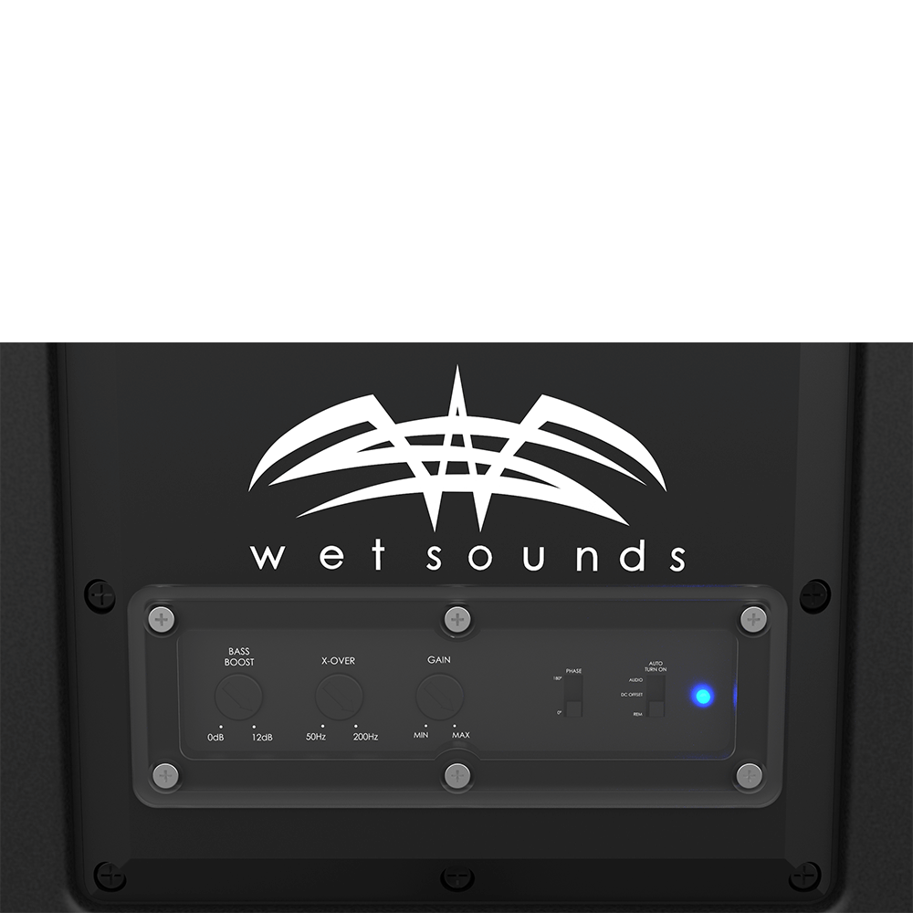 Wet Sounds Boat Boat Subwoofer Wet Sounds STEALTH AS-8 | 8" Active Marine Subwoofer Enclosure