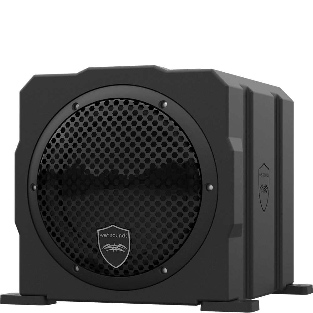 Wet Sounds Boat Boat Subwoofer Wet Sounds STEALTH AS-8 | 8" Active Marine Subwoofer Enclosure