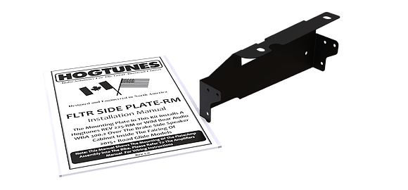 HogTunes Amp Installation Products HogTunes AMP MOUNTING BRACKET - FLTR Side Plate-RM Amp Mounting Plate