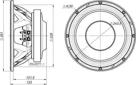Beyma Speakers 10" Beyma  Power 10IX - 10” Midrange Speakers